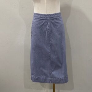 Boden Pastel Blue Cotton Skirt – Size 8